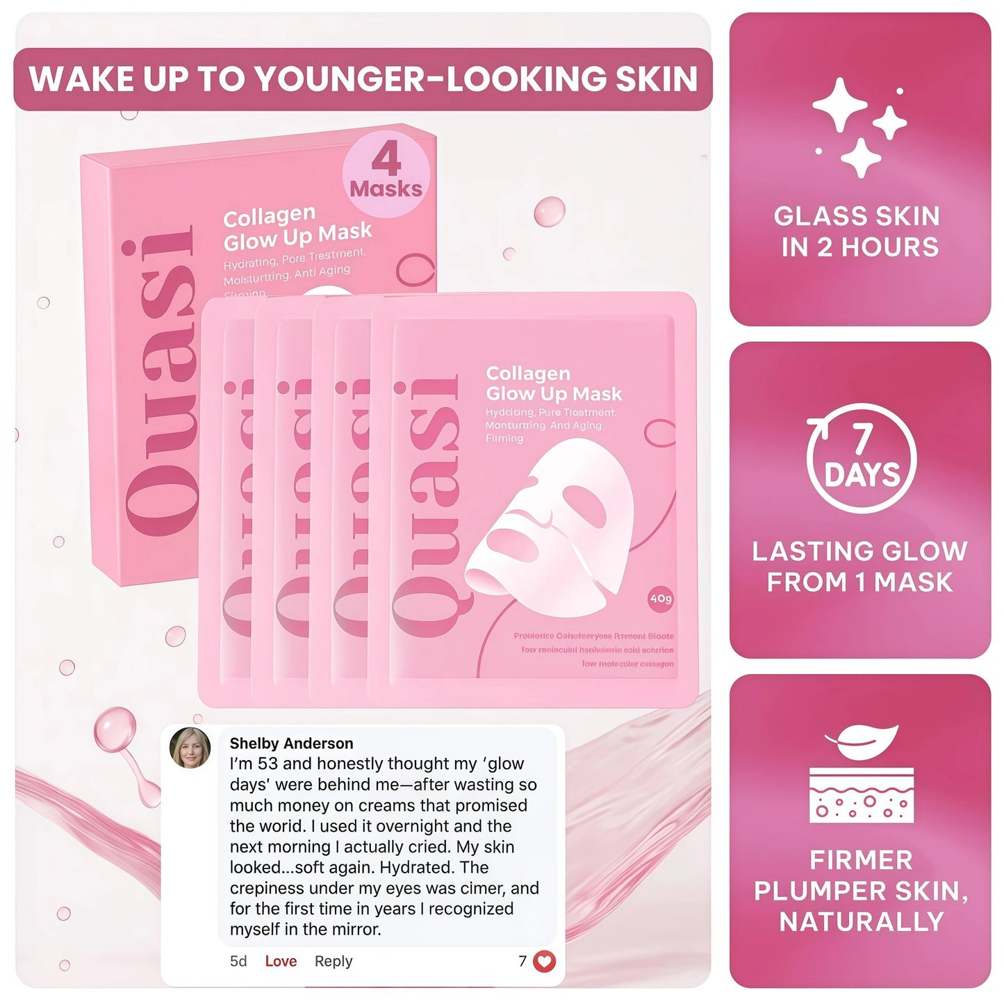Quasi Collagen Glow Up Mask 2.0